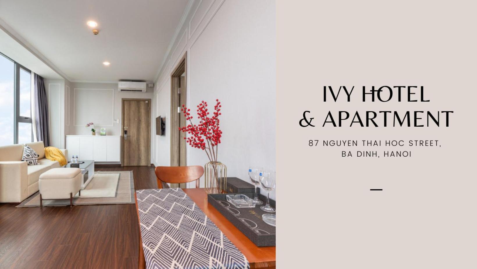 האנוי Ivy Hotel & Apartment - Stay 24H מראה חיצוני תמונה